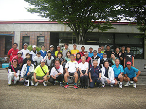 明石市との親睦テニス大会　2015の写真